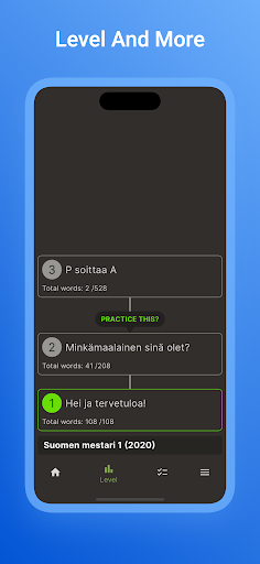 Learn Finnish - Suomen Mestari ekran görüntüsü