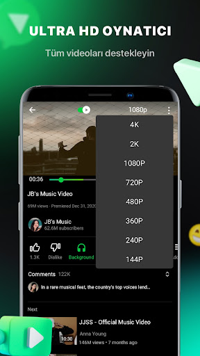 Pure Tuber: Videolar ve Müzik ekran görüntüsü