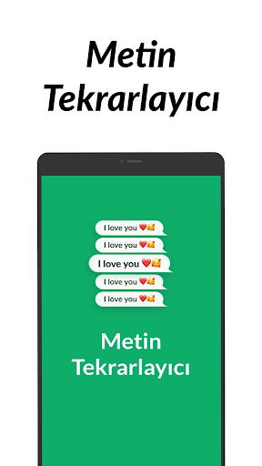 Metni Tekrarla ekran görüntüsü