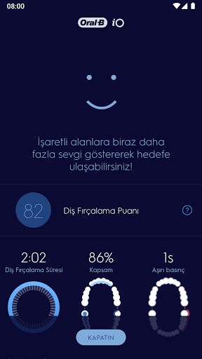 Oral-B ekran görüntüsü