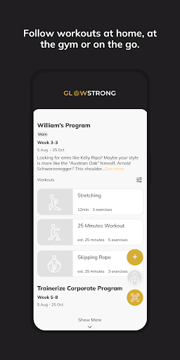 GlowStrong ekran görüntüsü