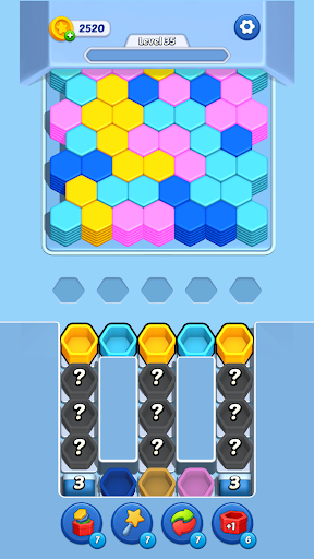 Hexa Fall: Color Sort ekran görüntüsü