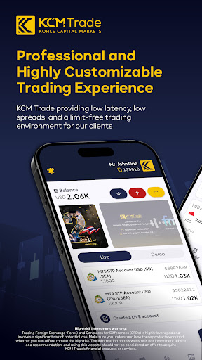 KCM Trade: Trading App ekran görüntüsü