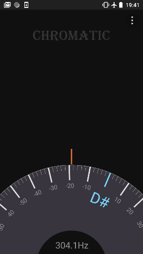 Chromatic Tuner ekran görüntüsü
