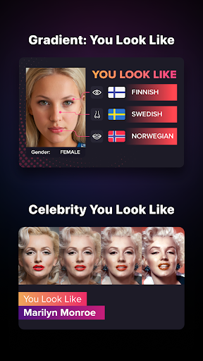 Gradient: Celebrity Look Like ekran görüntüsü