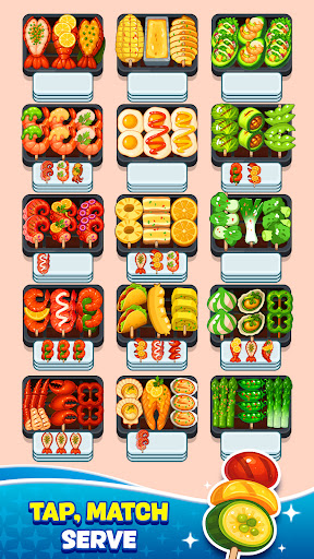 Grill Sort: Sorting Games ekran görüntüsü