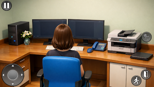 Ofis Kızı Simülatör Oyunu 3D ekran görüntüsü