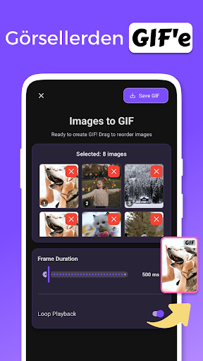 Video'dan GIF & GIF Yapıcı ekran görüntüsü