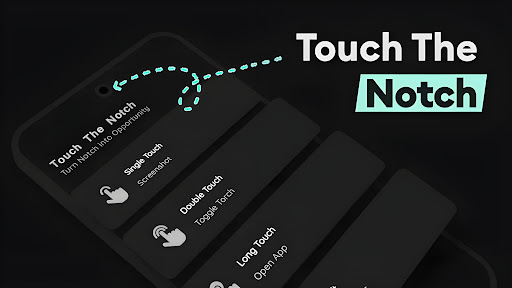 Touch The Notch - Action Notch ekran görüntüsü