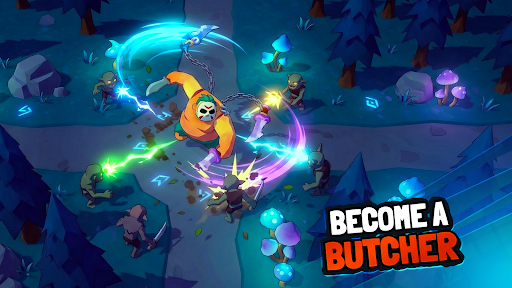 Butcher hero: hook'n'chew RPG ekran görüntüsü