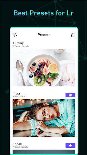 PRSTR - Preset box for Lightro ekran görüntüsü