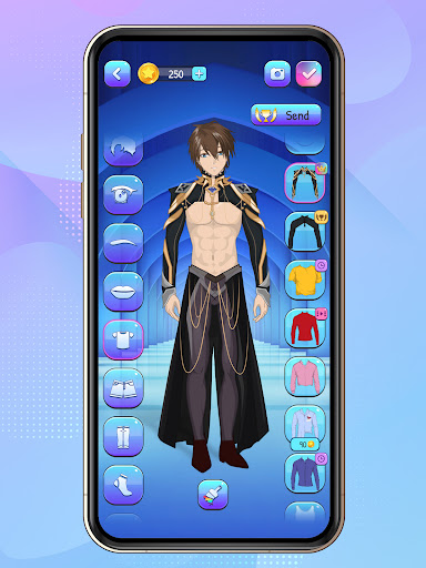 Anime Boys Dress Up Games ekran görüntüsü