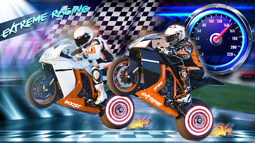 Motor oyunları yarışı 3d Bike ekran görüntüsü