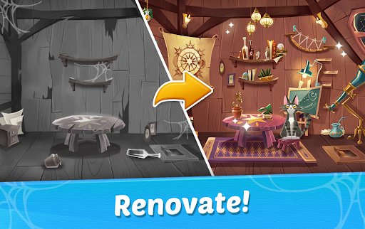 Witch & Cats - Match 3 Puzzle ekran görüntüsü