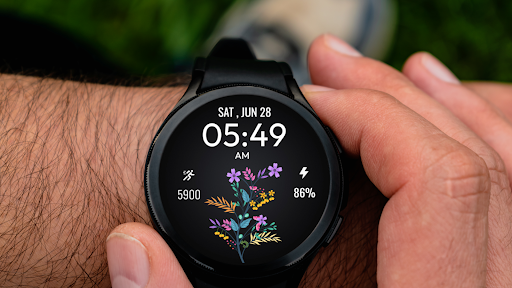 Beautiful Floral WatchFace ekran görüntüsü