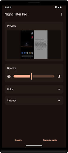 Night Filter Pro ekran görüntüsü