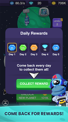 Planet Miner FRVR ekran görüntüsü
