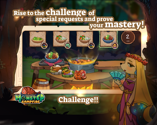 Monster Campfire: Idle Cook ekran görüntüsü
