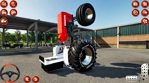 Indian Tractor Tochan Game 3d ekran görüntüsü