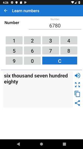 Learn numbers in english ekran görüntüsü