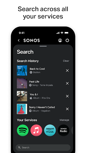 Sonos ekran görüntüsü