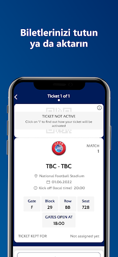 UEFA Mobile Tickets ekran görüntüsü