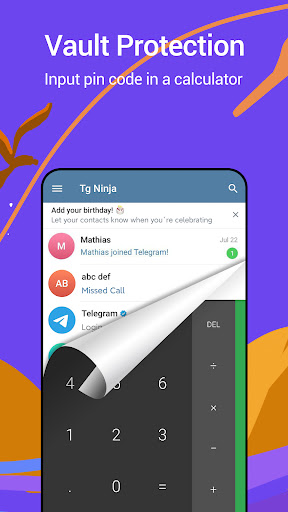 TG Ninjia: Dual/Hide Telegram ekran görüntüsü