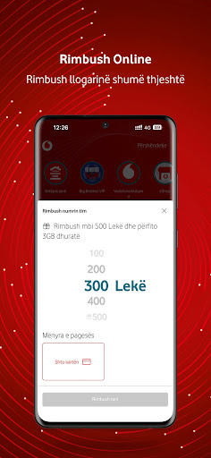 My Vodafone (AL) ekran görüntüsü