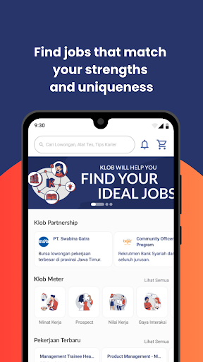 Klob: Job Search & CV Template ekran görüntüsü