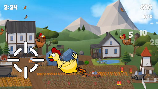 Crazy Chicken & Duck Hunter ekran görüntüsü