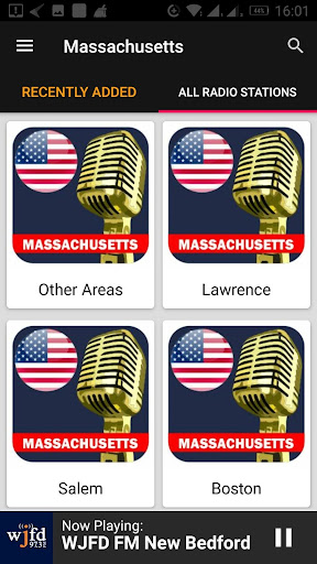 Massachusetts Radio Stations ekran görüntüsü