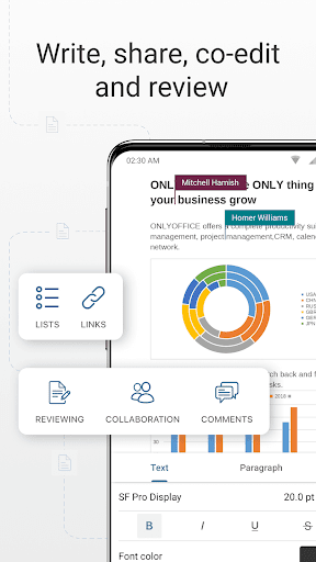 ONLYOFFICE Documents ekran görüntüsü