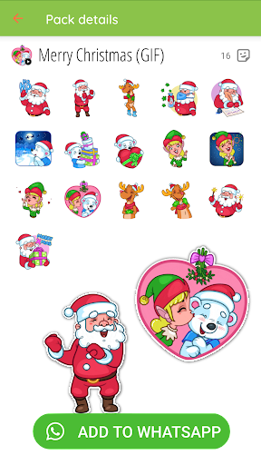 Christmas Stickers WASticker ekran görüntüsü