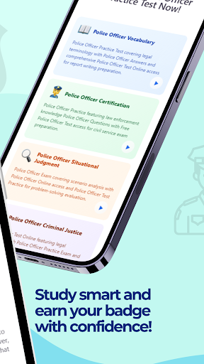 Police Officer Practice Test ekran görüntüsü
