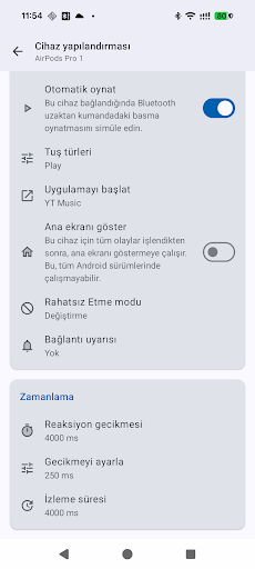Bluetooth Ses Kontrolü ekran görüntüsü
