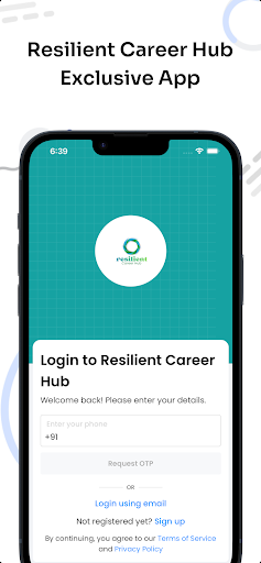 Resilient Career Hub ekran görüntüsü