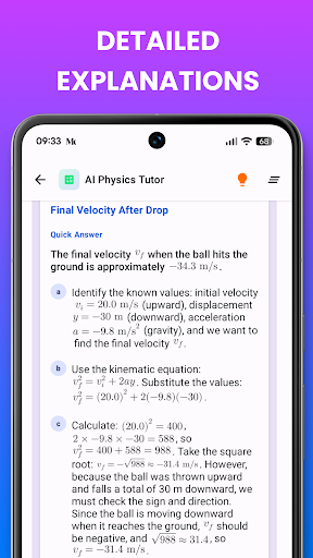 AI physics solver: PhysicsBot ekran görüntüsü