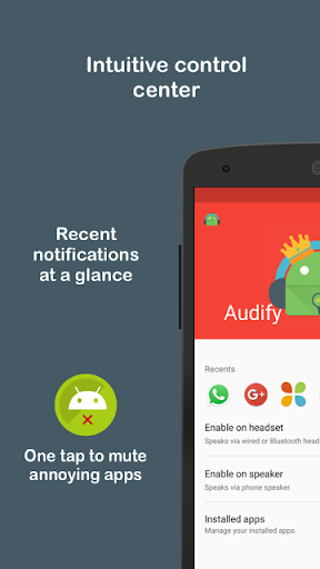 Audify Notification Announcer ekran görüntüsü