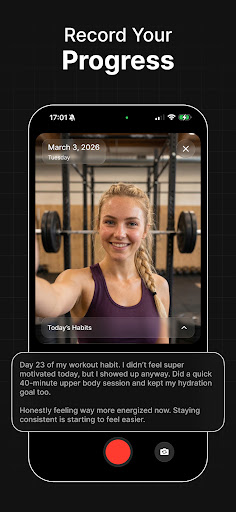 HabitCam: Video Habit Tracker ekran görüntüsü
