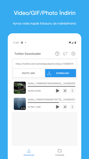 Twitter Video indirici ekran görüntüsü