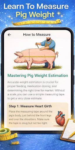 Pig Weight Calculator Tool ekran görüntüsü