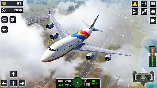 Plane Flight Sim Crash Landing ekran görüntüsü