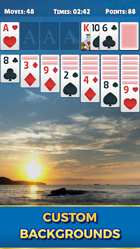 Solitaire - Classic Big Cards ekran görüntüsü