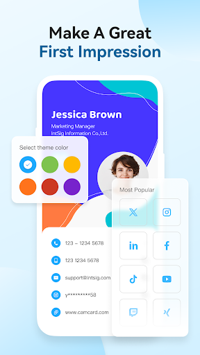 CamCard-AI Scanner, Transcribe ekran görüntüsü