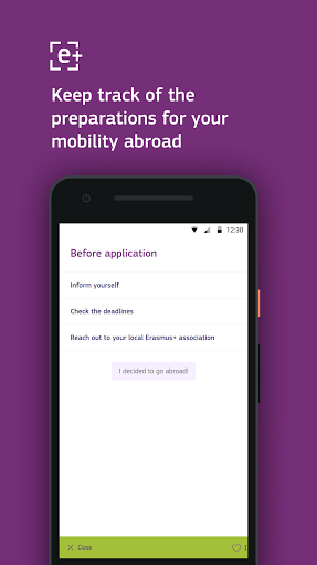 Erasmus+ ekran görüntüsü