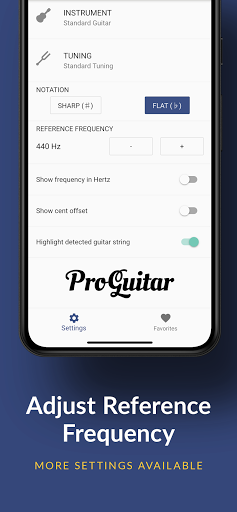 Pro Guitar Tuner ekran görüntüsü