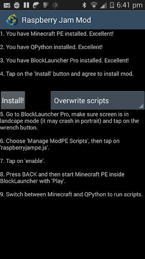 Raspberry Jam Mod ekran görüntüsü