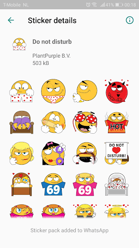 Emojidom yetişkin çıkartmaları ekran görüntüsü