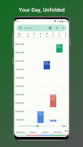 Fossify Calendar ekran görüntüsü