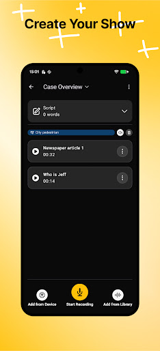 Spreaker Podcasts ekran görüntüsü